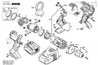 Bosch 3 601 H59 T00 Gsb 14,4 Ve-2Li Cordl Perc Screwdr 14.4 V / Eu Spare Parts